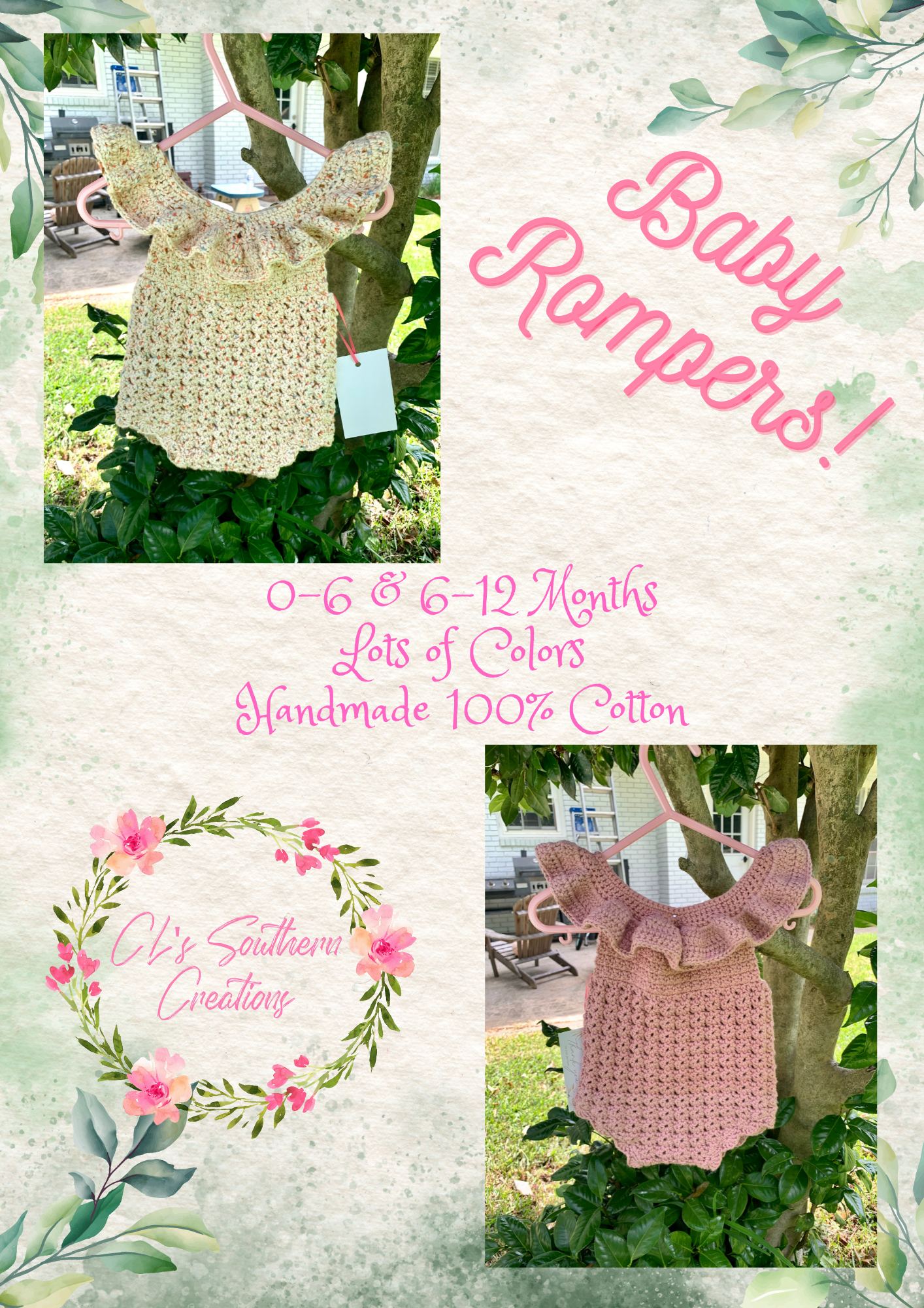 Crochet Baby Romper